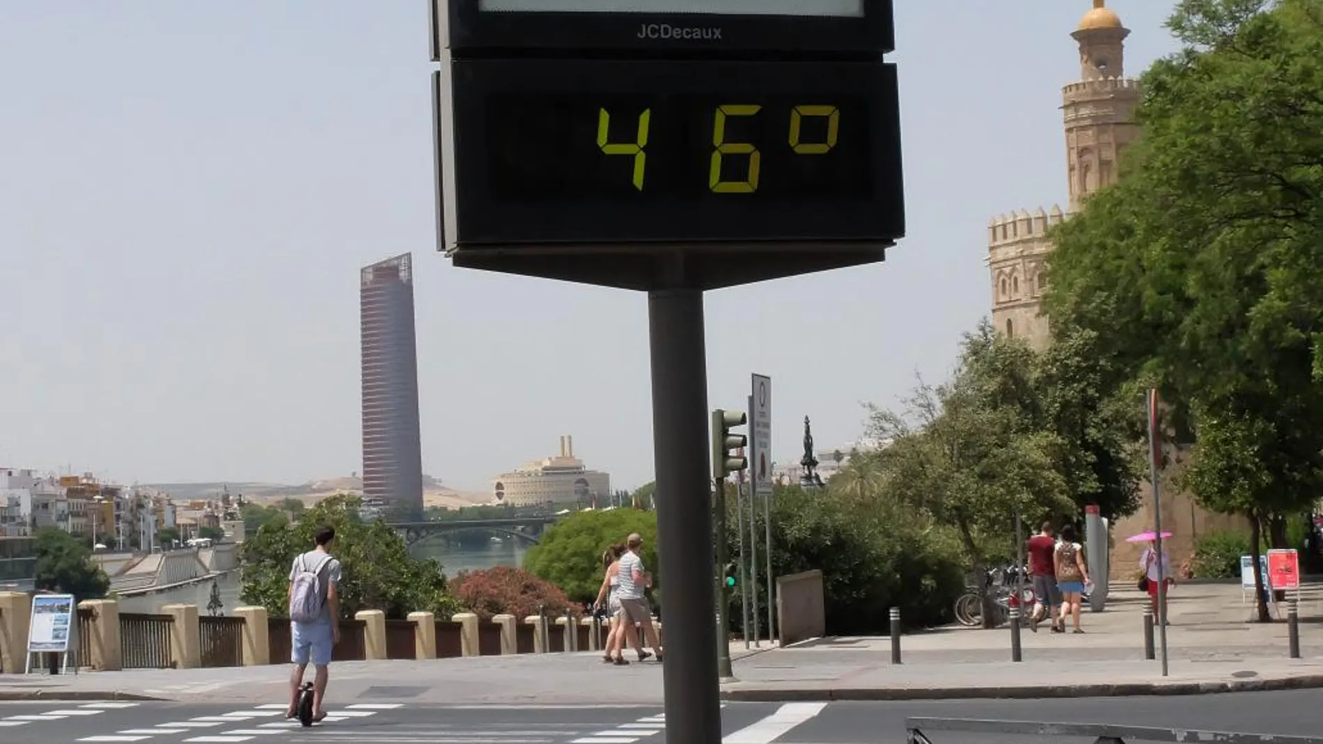 Más de 45ºC en Sevilla capital
