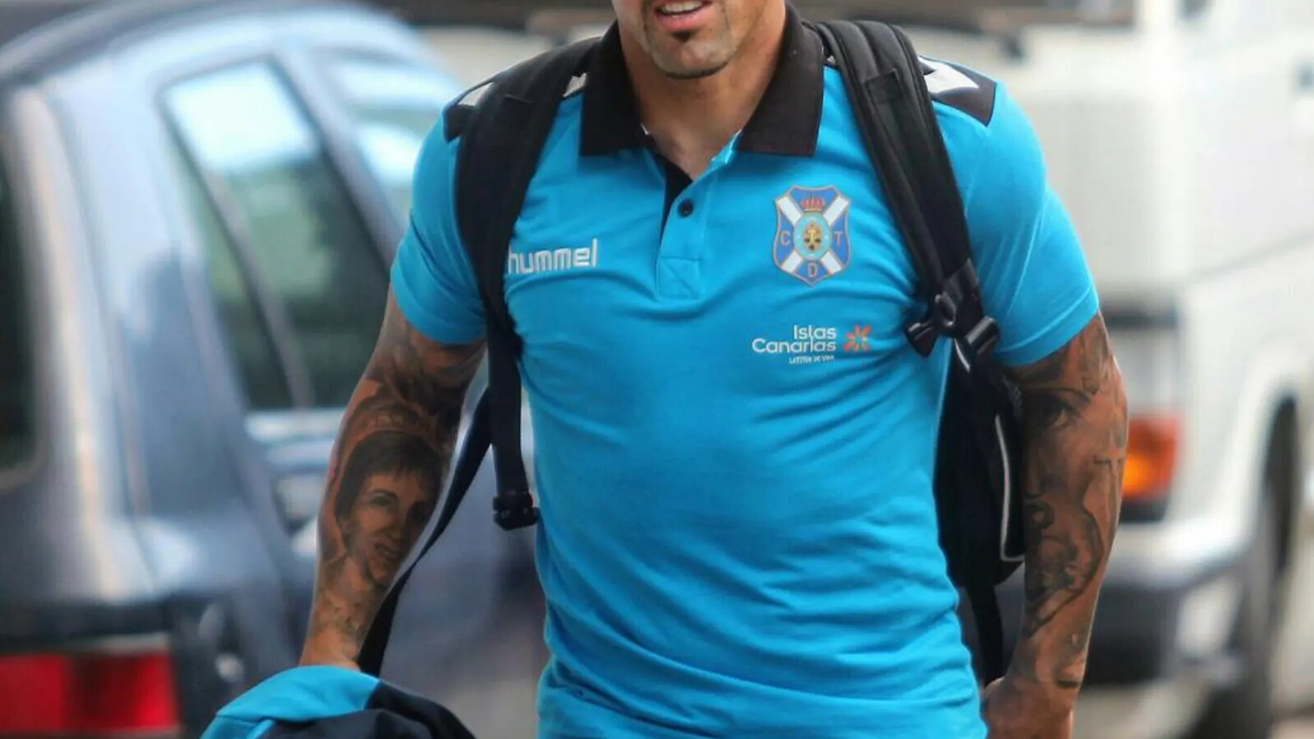 Vitolo, jugador del C.D. Tenerife.