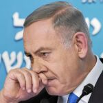 El primer ministro israelí, Benjamin Netanyahu, durante una rueda de prensa en Jerusalén
