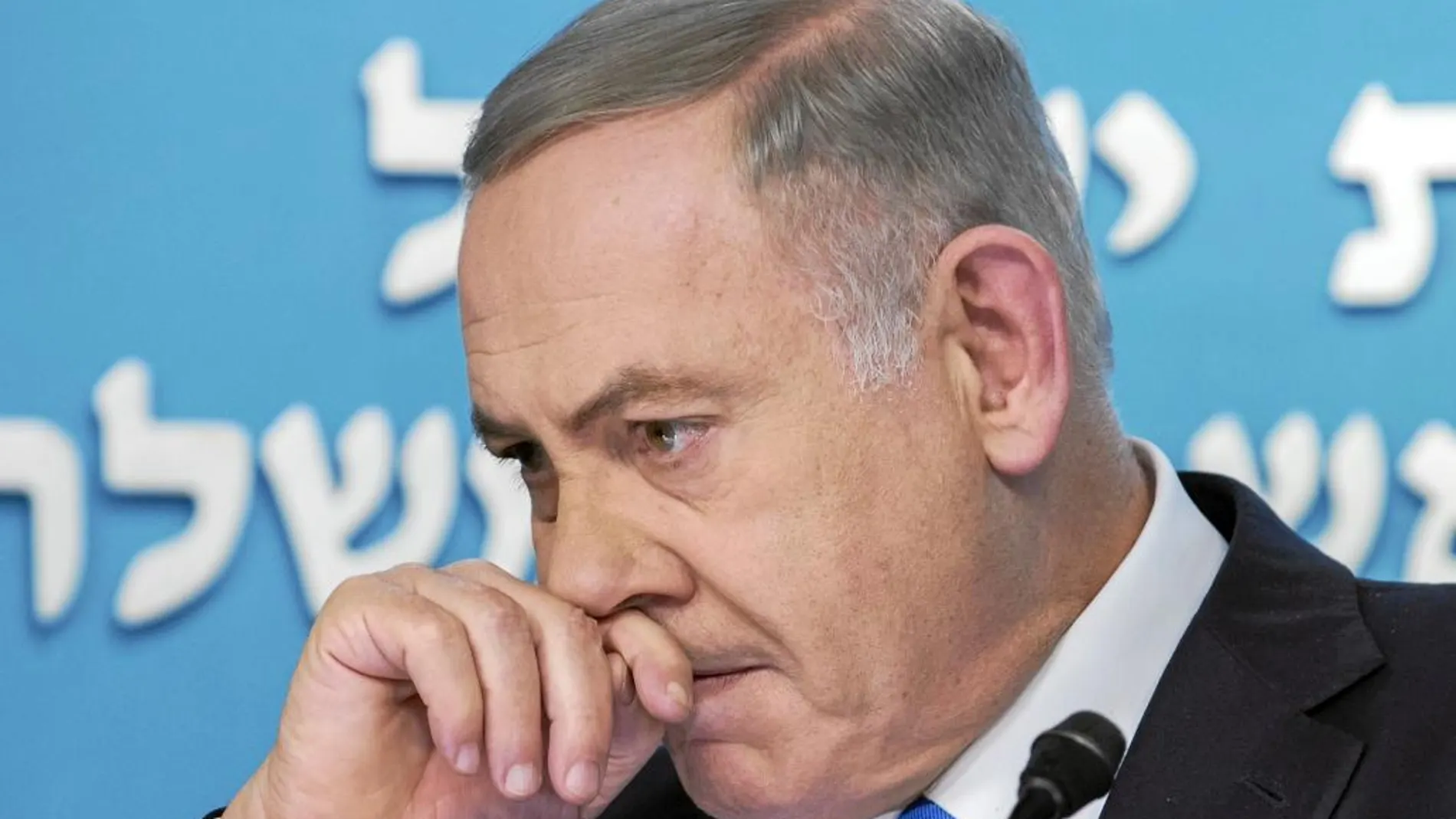 El primer ministro israelí, Benjamin Netanyahu, durante una rueda de prensa en Jerusalén