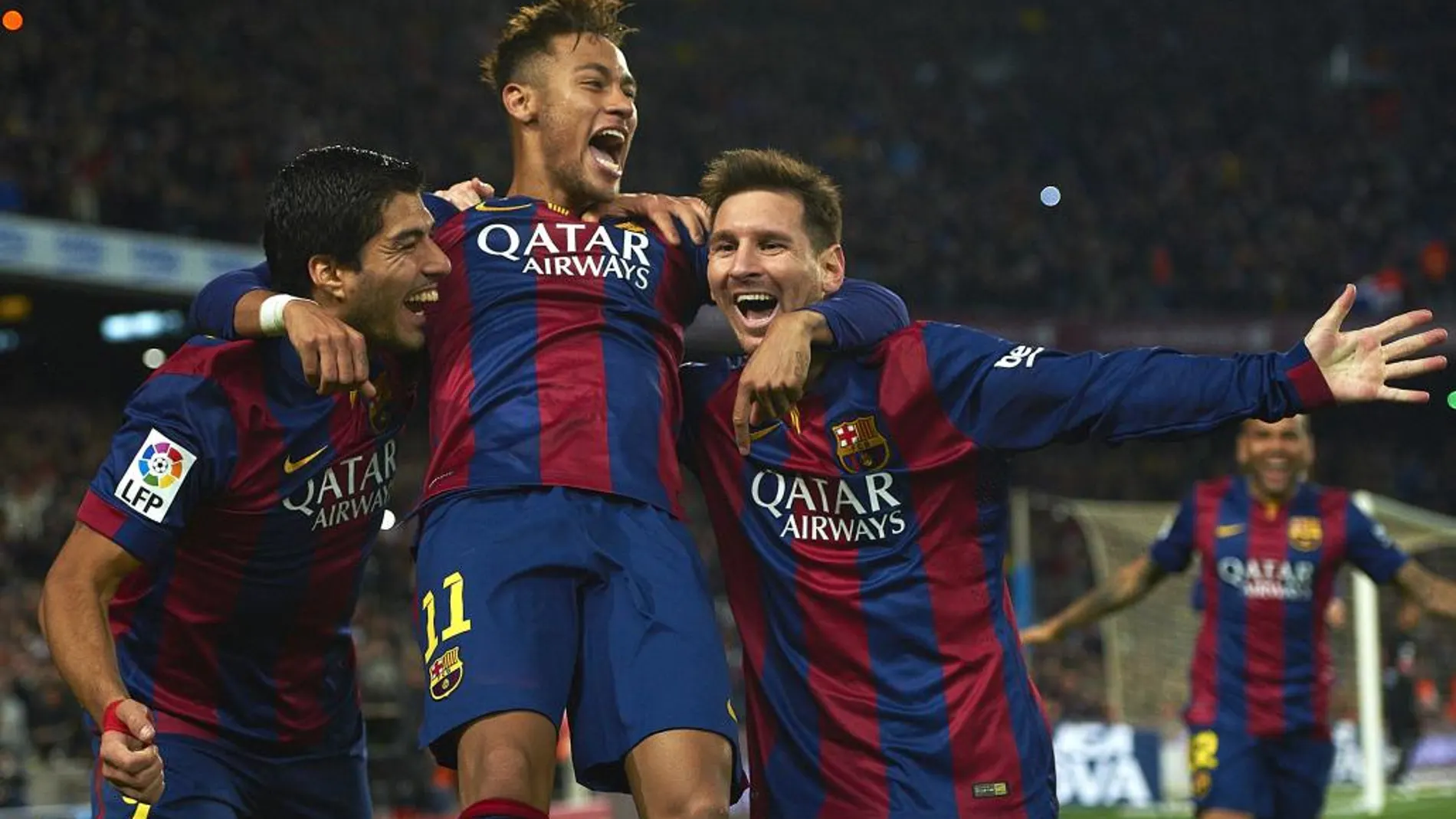 Lionel Messi, Neymar y Luis Suarez