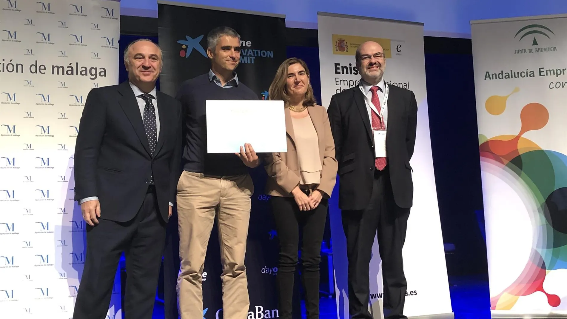 La empresa malagueña Predictiva ha recibido el Premio Emprendedor XXI /Foto: La Razón