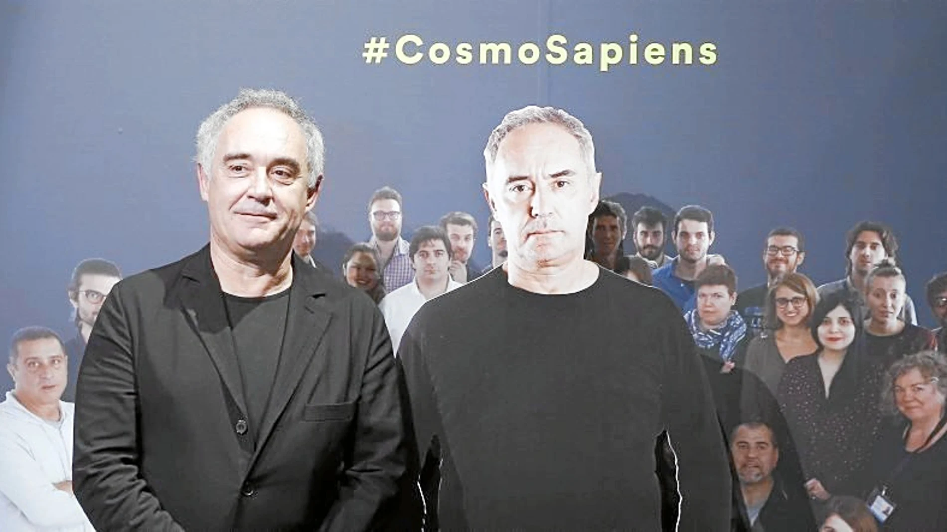 Ferran Adrià en la presentación de la exposición