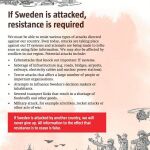 Suecia prepara a su población para la guerra