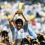 El futbolista argentino Diego Armando Maradona