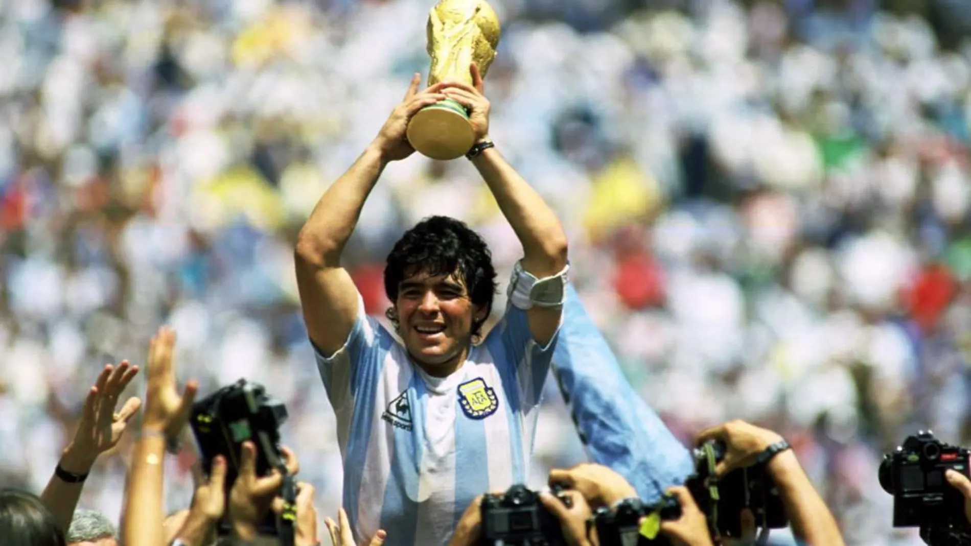 El futbolista argentino Diego Armando Maradona