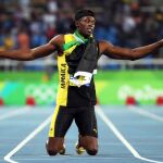 Bolt celebra su noveno oro olímpico