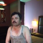 El “Chapo” tras su detención en Sinaloa / Efe