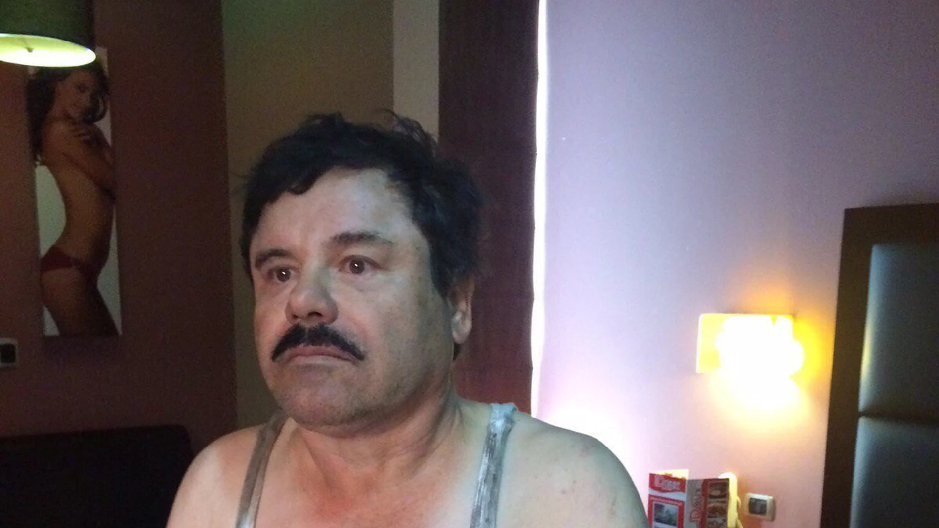El “Chapo” tras su detención en Sinaloa / Efe