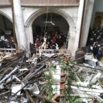La iglesia maronita de San Elías celebró hoy la tradicional misa de Navidad por primera vez en cuatro años, ya que los combates en la ciudad siria de Alepo (norte) obligaron al templo a permanecer cerrado hasta ahora