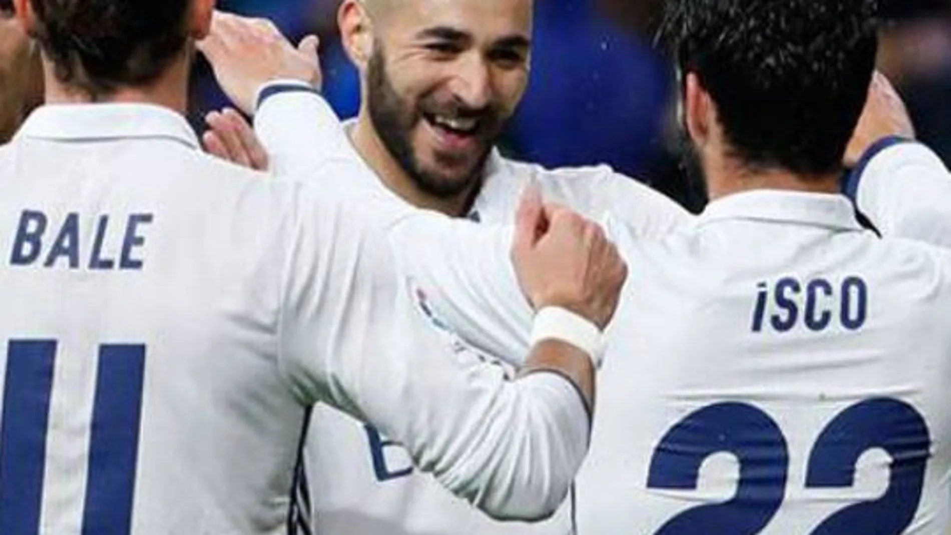 Bale, Benzema e Isco celebran un gol