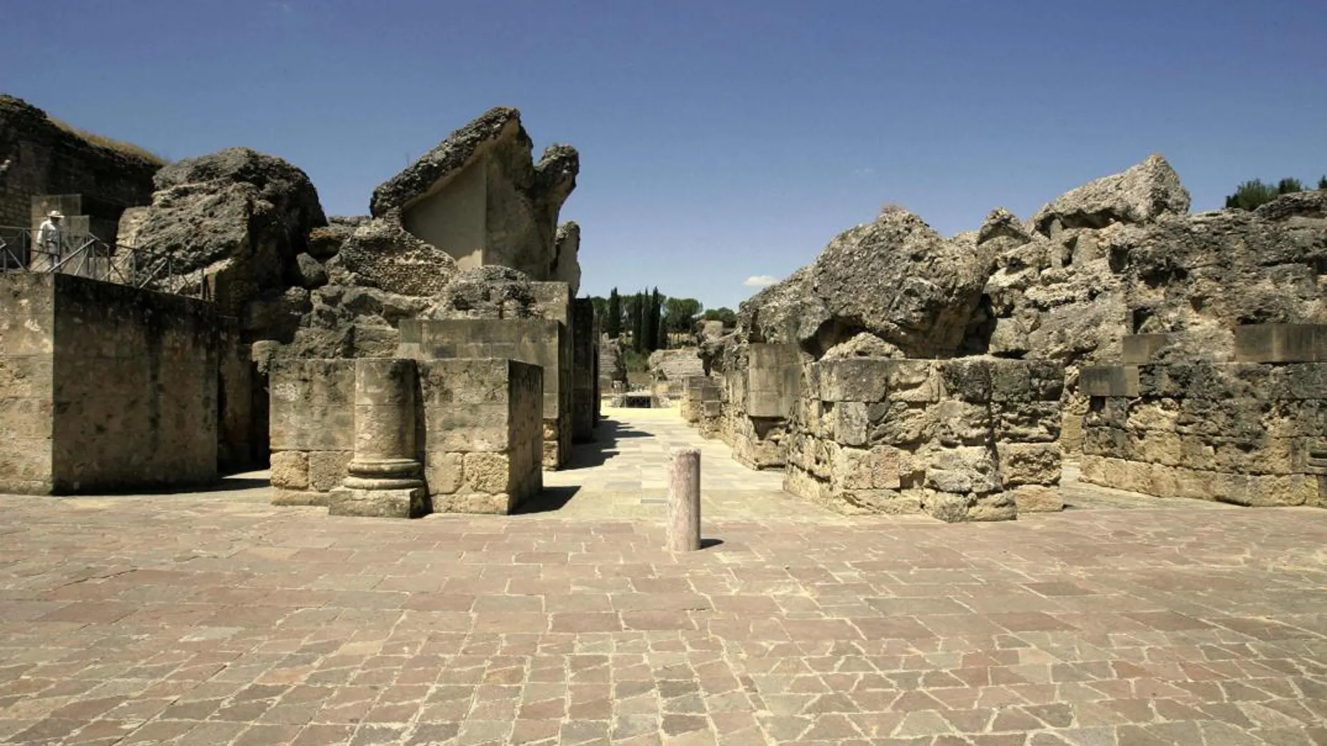 Vista del conjunto arqueológico de Itálica, en Sevilla (Foto: Manuel Olmedo)