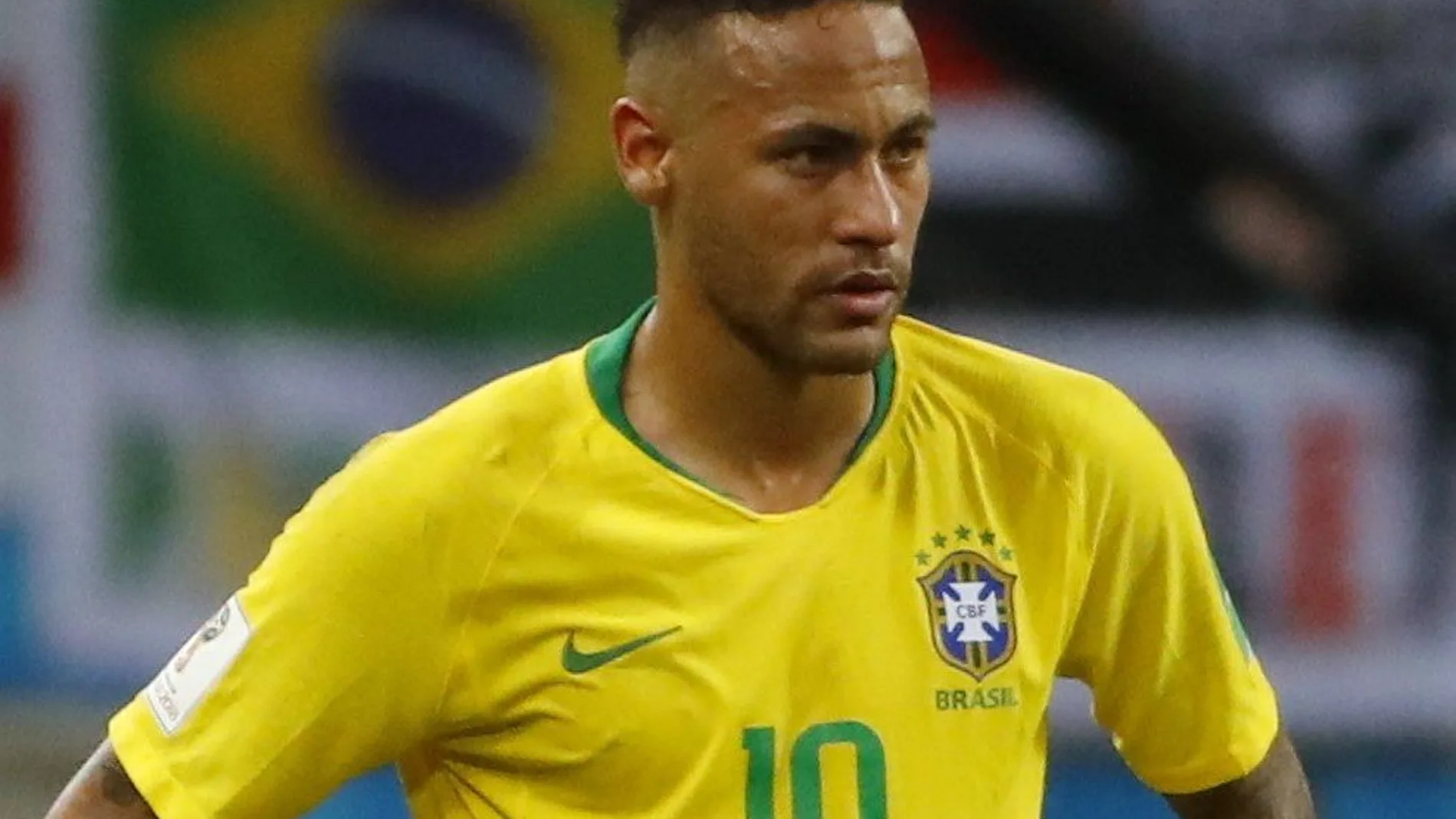 Neymar Jr durante el Mundial de Rusia.