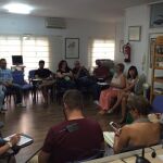 Reunión de la plataforma por la defensa de la sanidad pública de Jaén