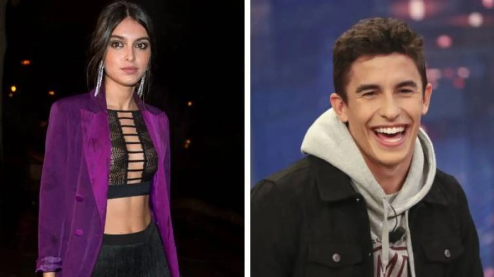 Lucía Rivera y Marc Márquez