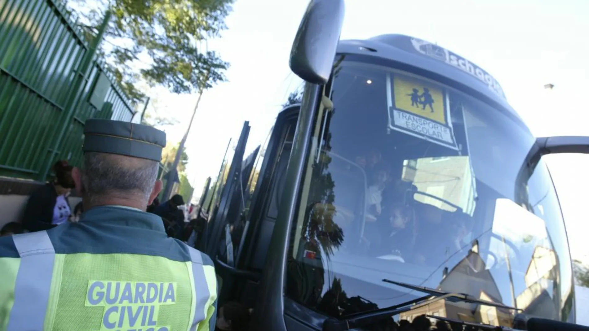 Imagen de un control de la Guardia Civil