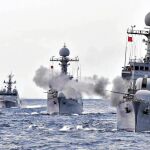Corea del Sur realizó ayer maniobras navales en los mares del sur para prepararse ante un eventual conflicto con el régimen comunista