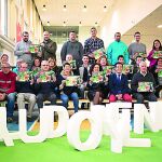 Presentación del calendario con Jesús Corrales y Alfonso Lahuerta, entre otros