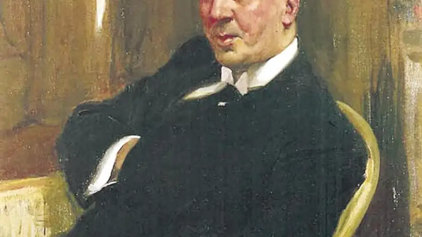 El poeta Antonio Machado retratado por Joaquín Sorolla