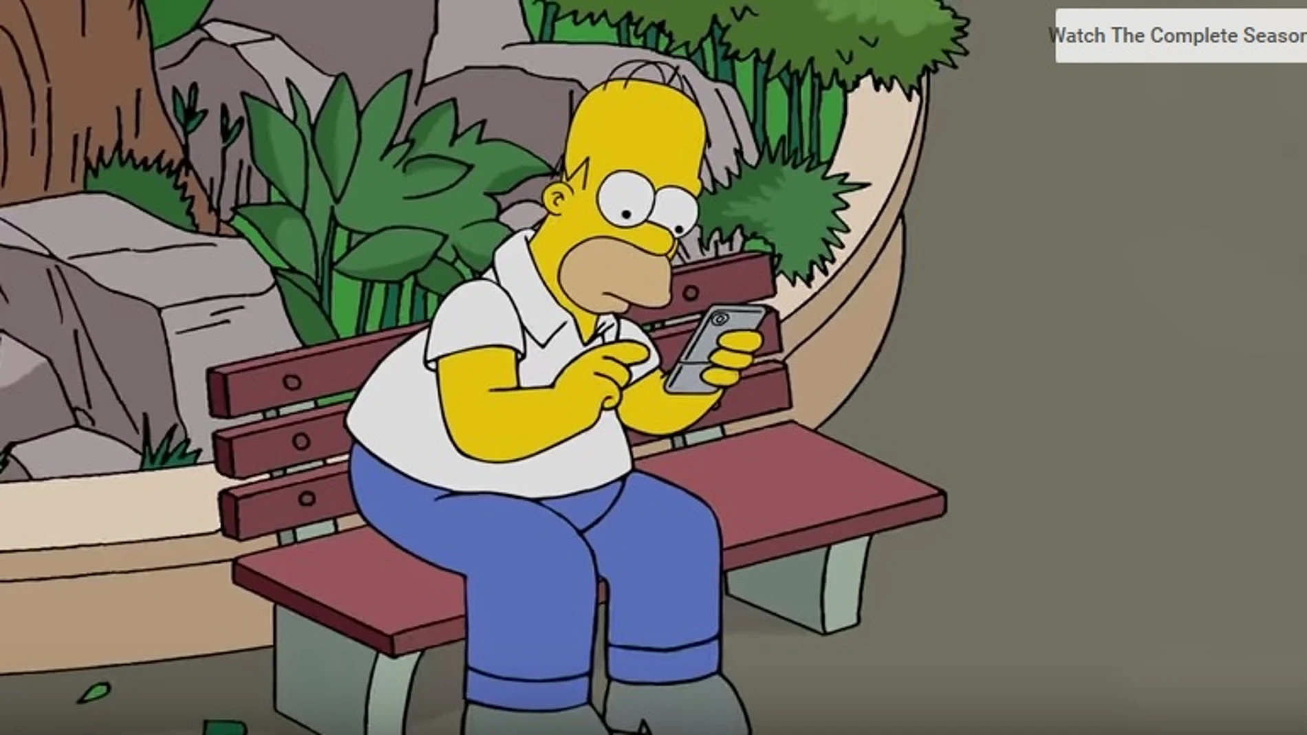 Homer se apunta a la fiebre de Pokémon GO