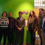 Los populares Loles López, Pablo Venzal, Juan de la Rosa y Beltrán Pérez visitaron ayer la Asociación Asedown en Sevilla