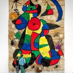 Una imagen del tapiz de la Fundació Joan Miró