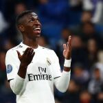 El delantero brasileño del Real Madrid Vinicius Júnior / Foto: Reuters