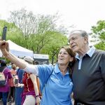 Isidro Fainé, presidente de la Fundación Bancaria La Caixa, participa en el acto central del Día del Voluntario en Barcelona