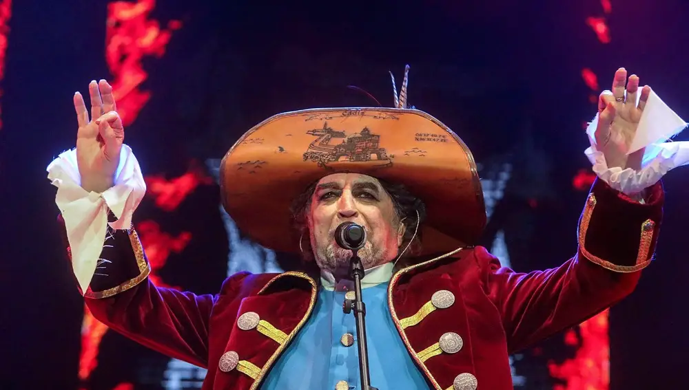 Joaquín Sabina, el año que fue pregonero del Carnaval de Cádiz