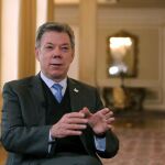 El presidente de Colombia, Juan Manuel Santos