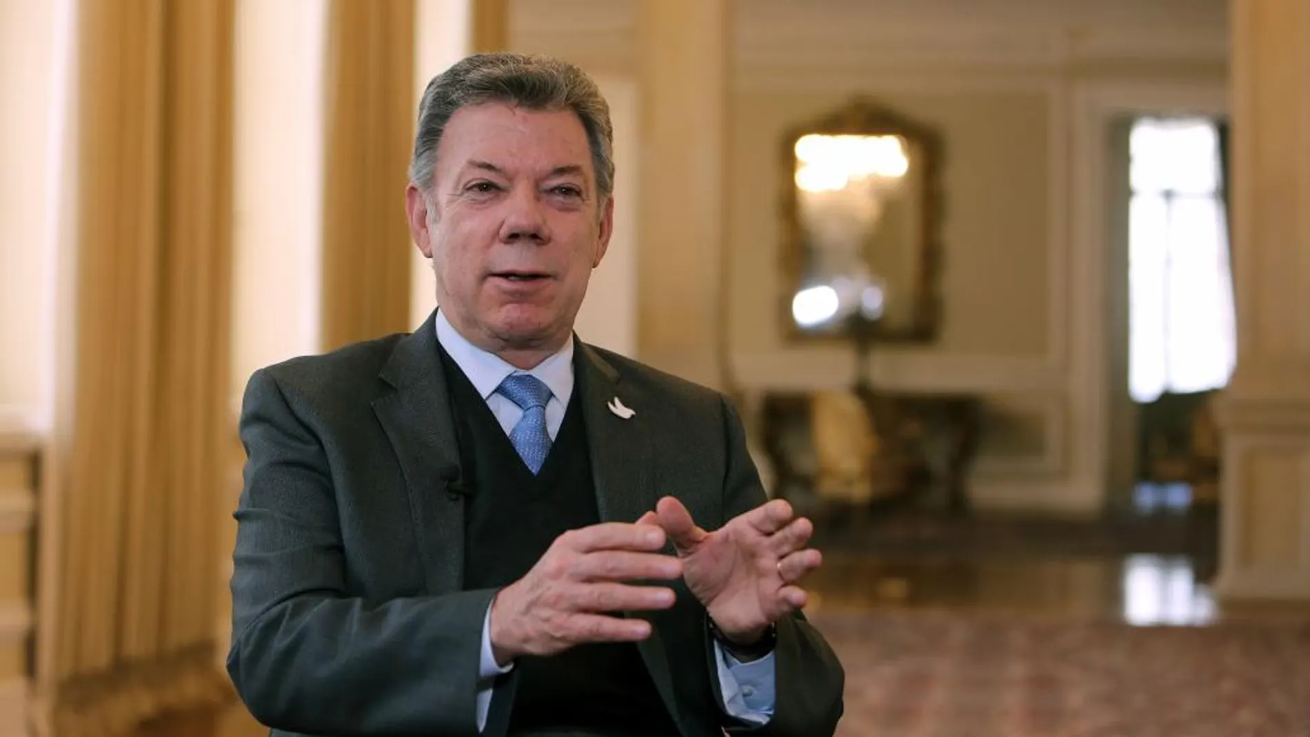 El presidente de Colombia, Juan Manuel Santos