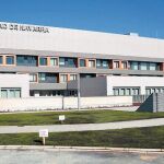 Fachada de la nueva sede de Madrid, situada en el número 1 de la calle Marquesado de Santa Marta, paralela a la A2 y a sólo 10 minutos del aeropuerto