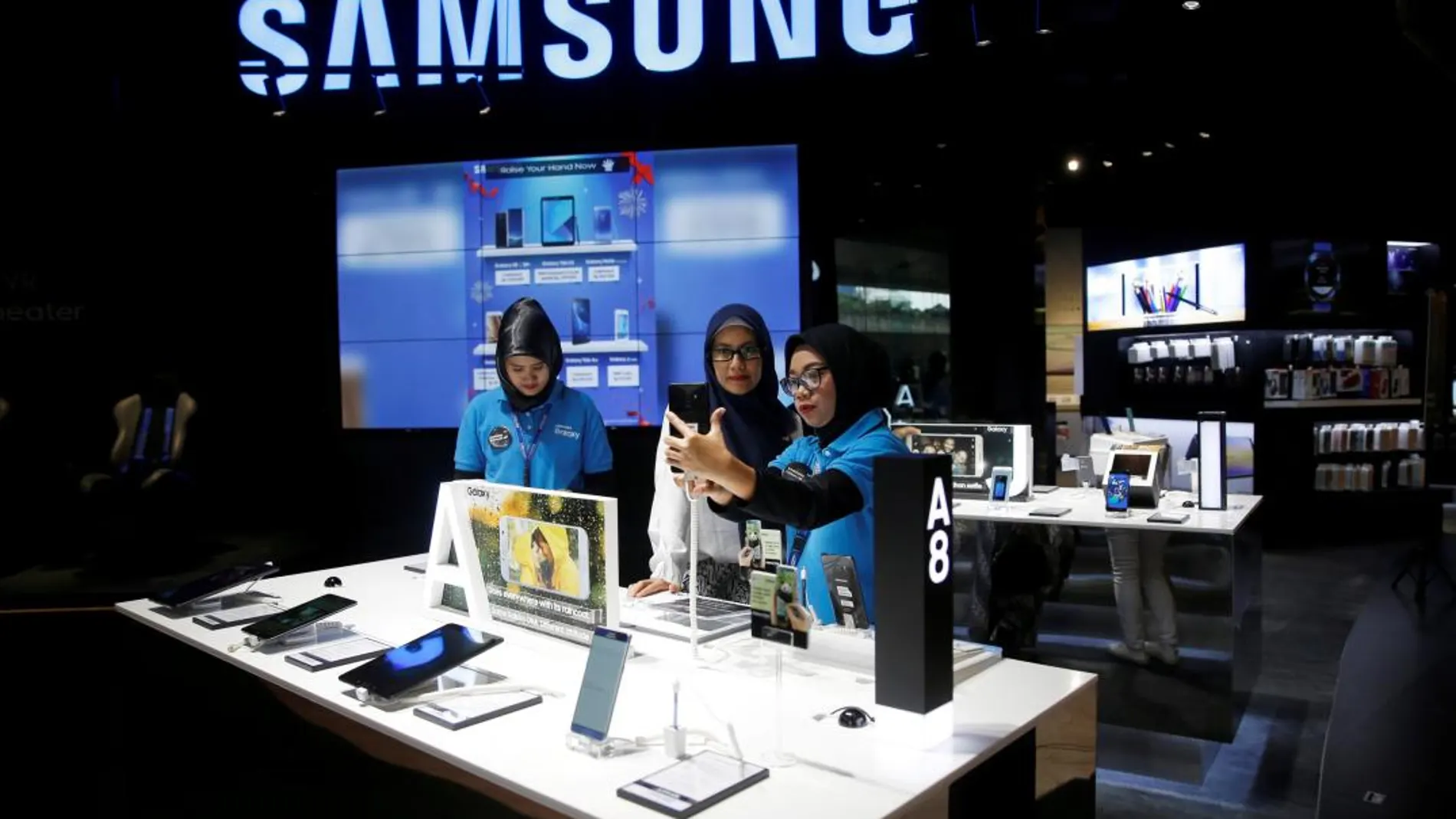 Samsung, en una presentación de sus productos la pasada semana en Yakarta (Indonesia)