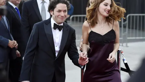 María Valverdey su novio el venezolano Gustavo Dudamel