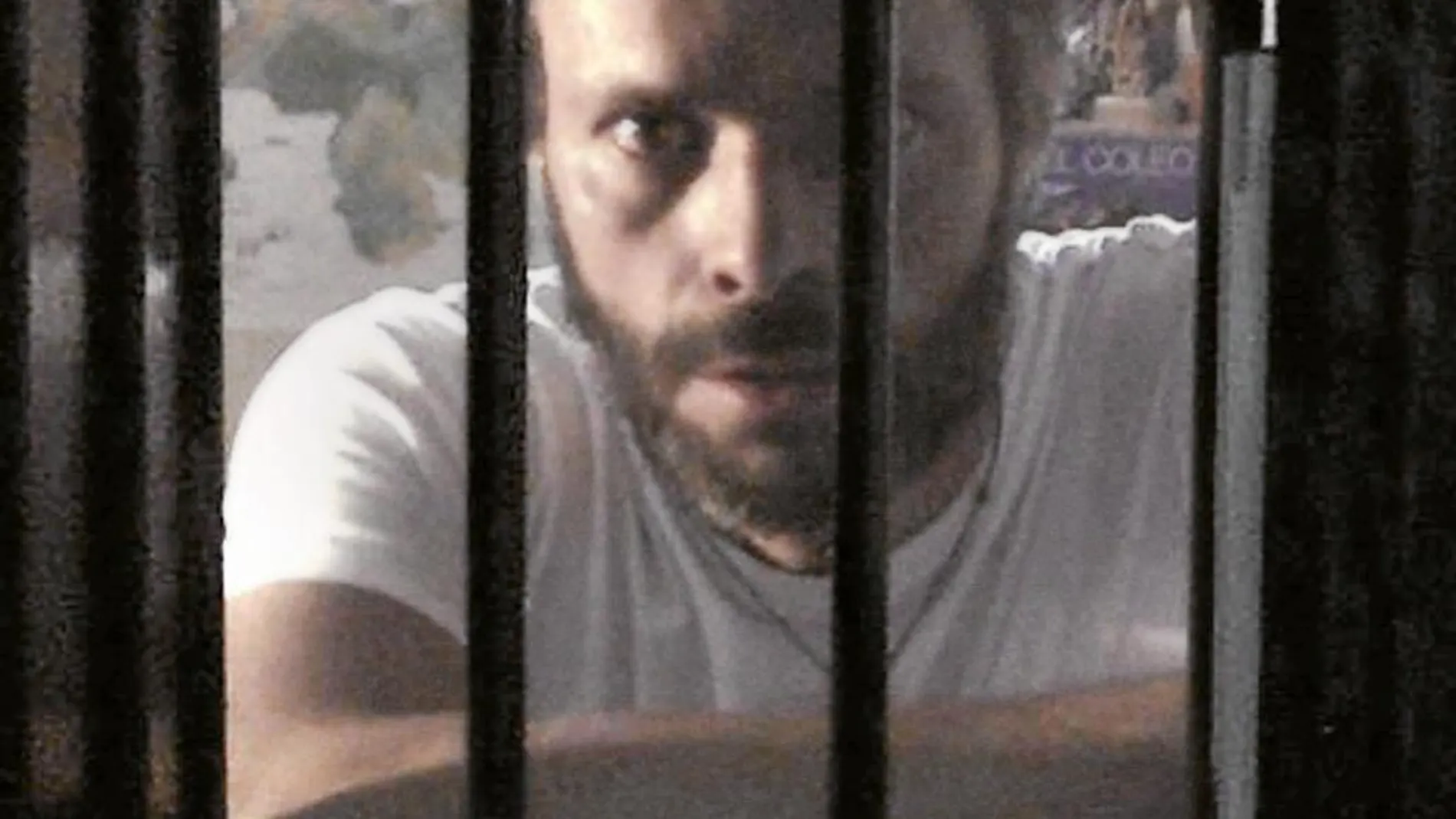 Leopoldo López, en una de las pocas imágenes del opositor en la prisión de Ramo Verde