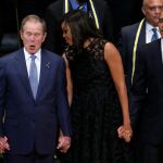 El baile de Bush en el funeral de los policías muertos en Dallas