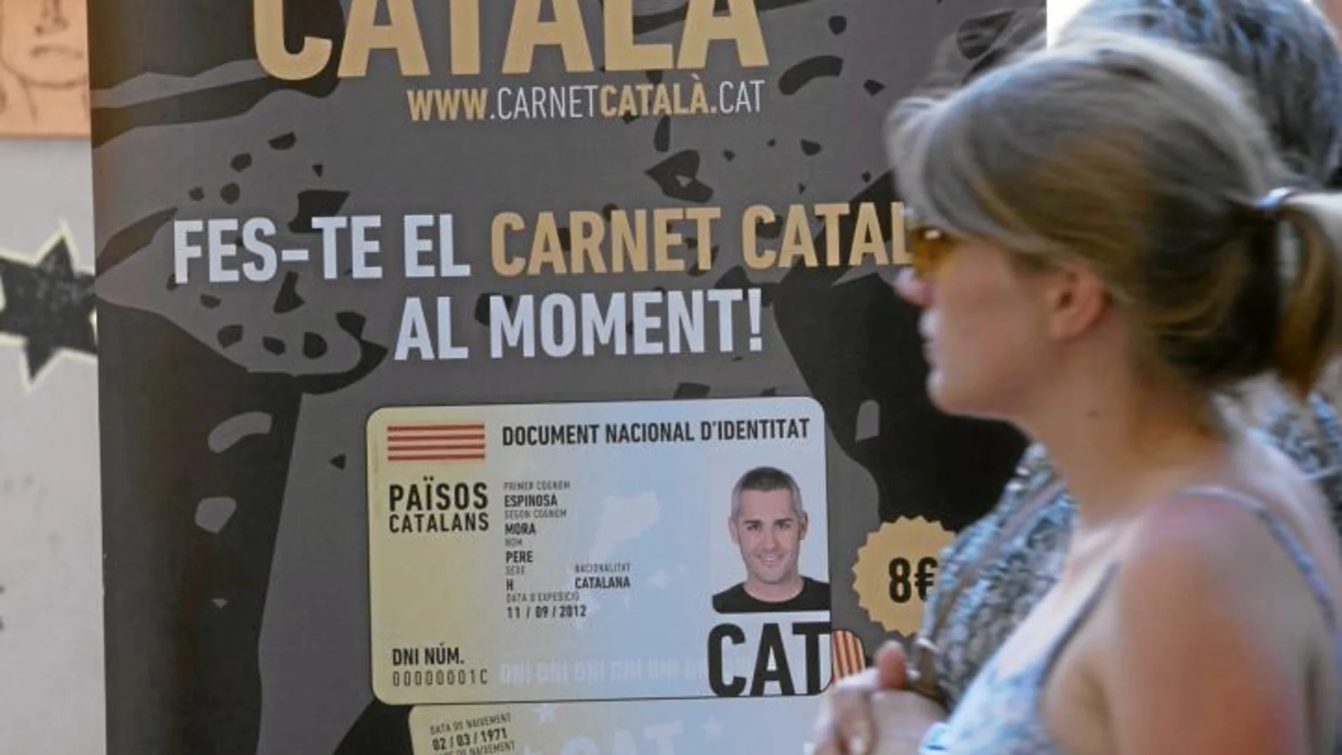 El DNI catalán ha sido objeto de «merchandising» en los últimos años