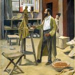 El retrato de Enric Clarasó por Santiago Rusiñol, una obra de 1889, llegará a fama de la mano de la Galería Gothsland