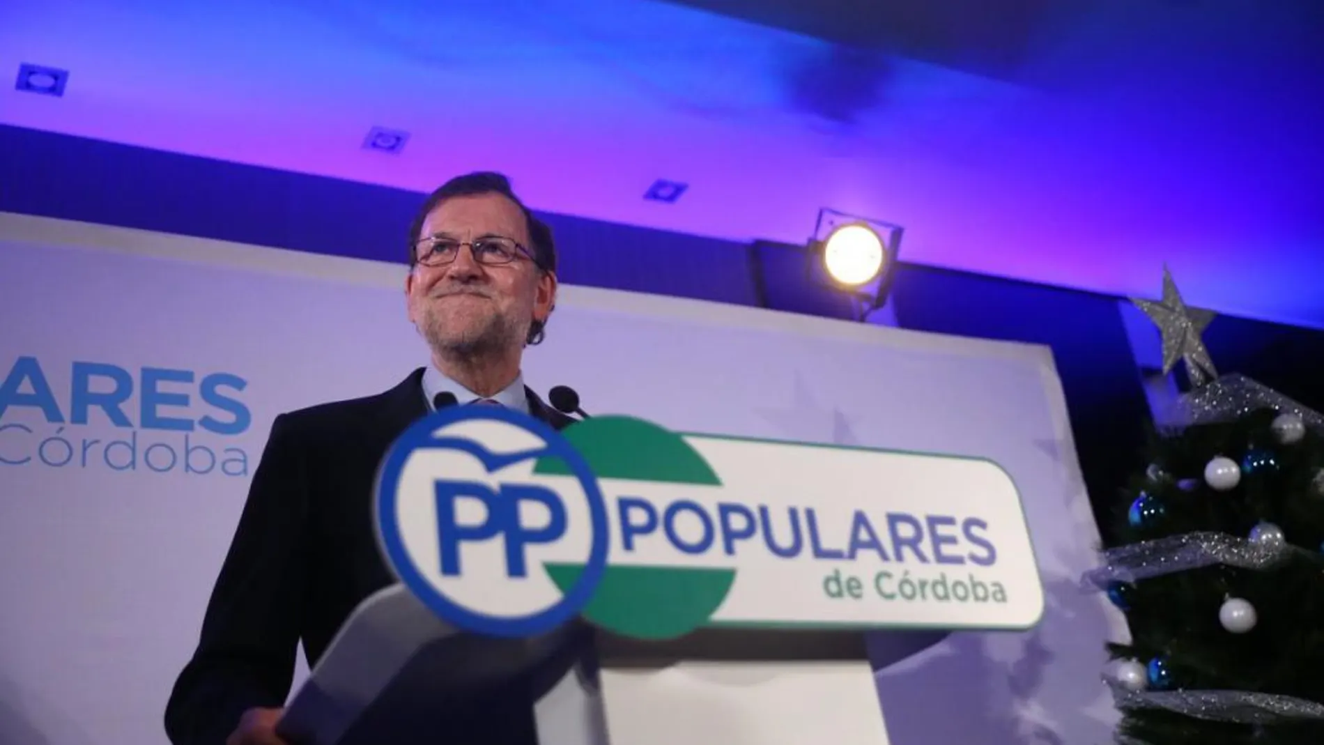 El presidente del Gobierno, Mariano Rajoy, en Córdoba