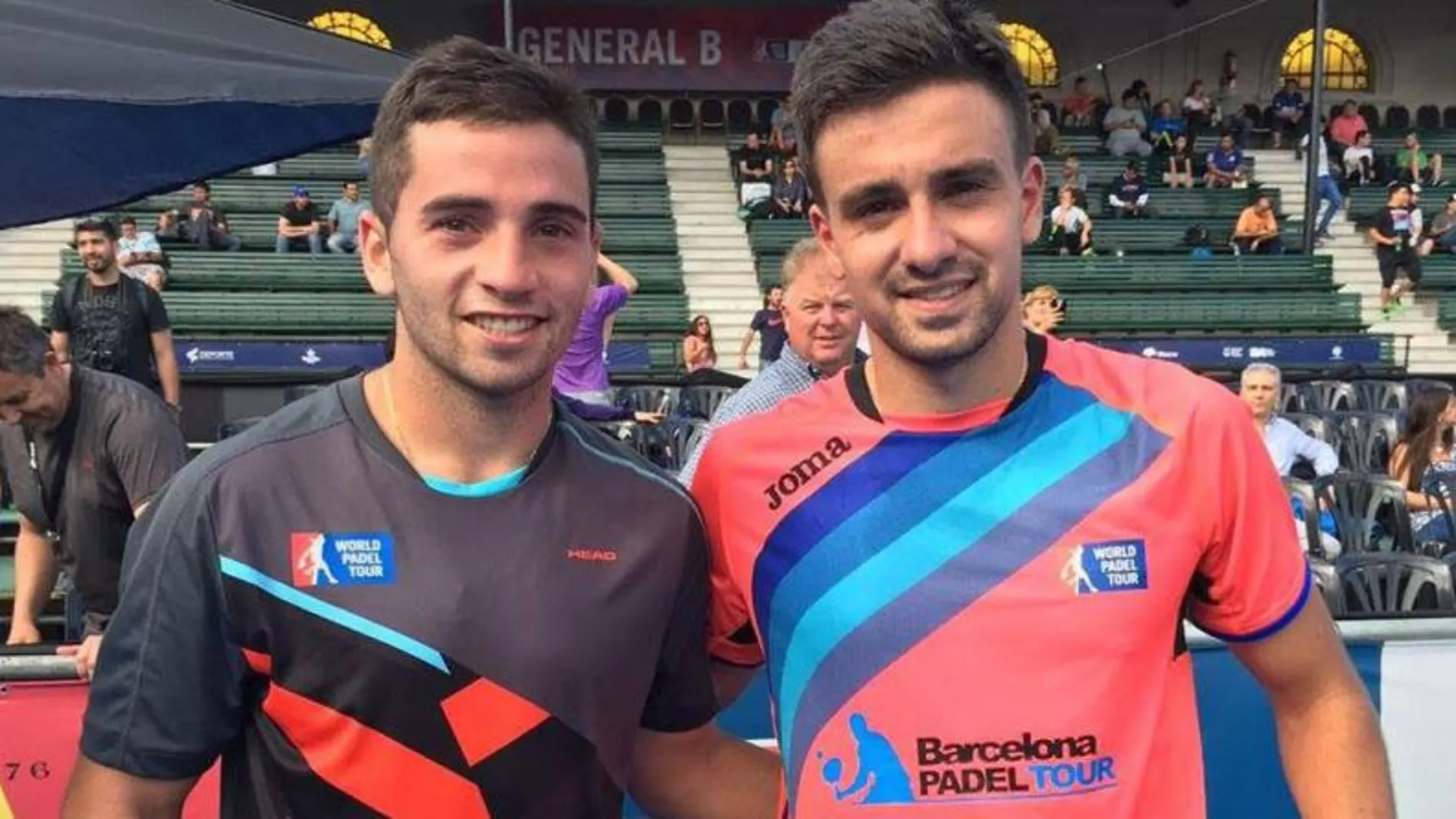 Sanyito Gutiérrez y Aris Patiniotis
