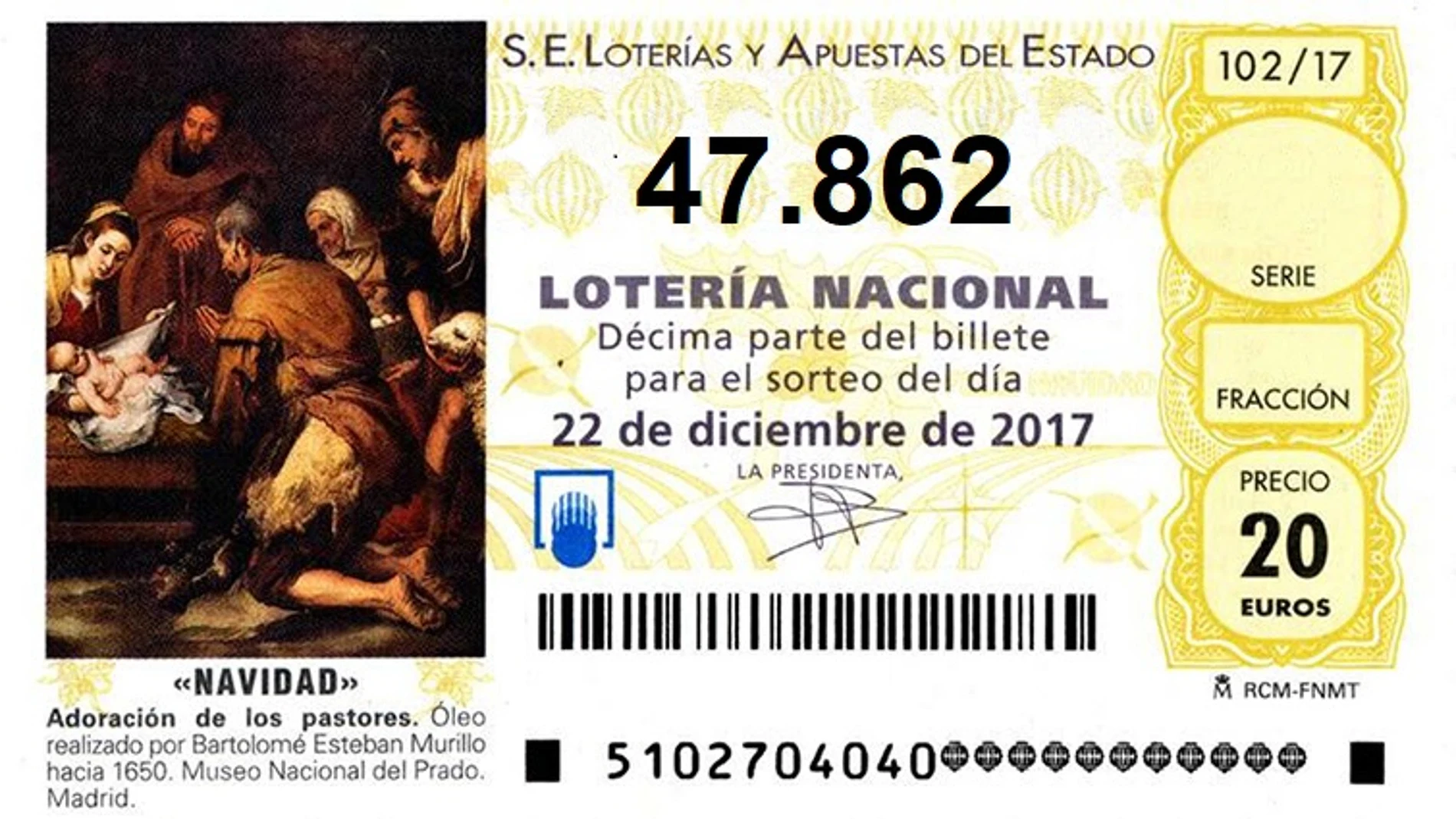 Un quinto premio madrugador: 47.862