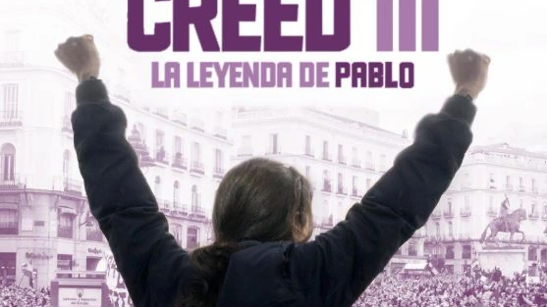 Uno de los memes que circulan por Twitter bromeando con el cartel de Podemos