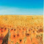 Una de las páginas de la historia que escribe Gabi Martínez y dibuja Tyto Alba con los paisajes de Australia como telón de fondo