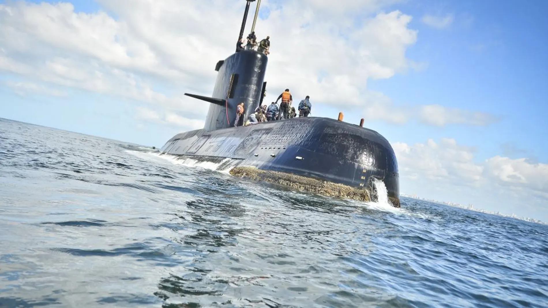 Imagen de archivo del submarino de la Armada desaparecido