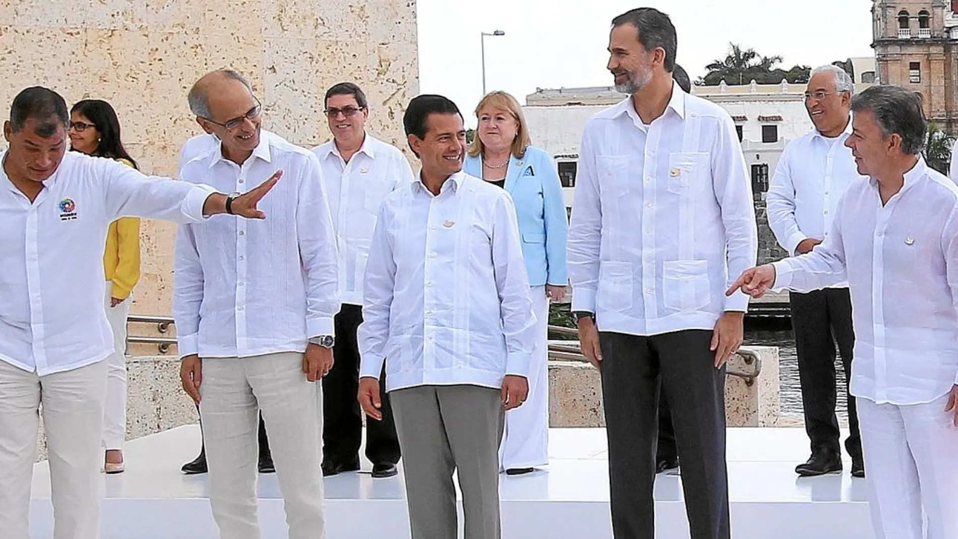 Felipe VI, durante su último viaje a Colombia con motivo de la Cumbre Iberoamericana