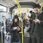 Afecta a los autobuses de línea regular de la Comunidad / Alberto R. Roldán