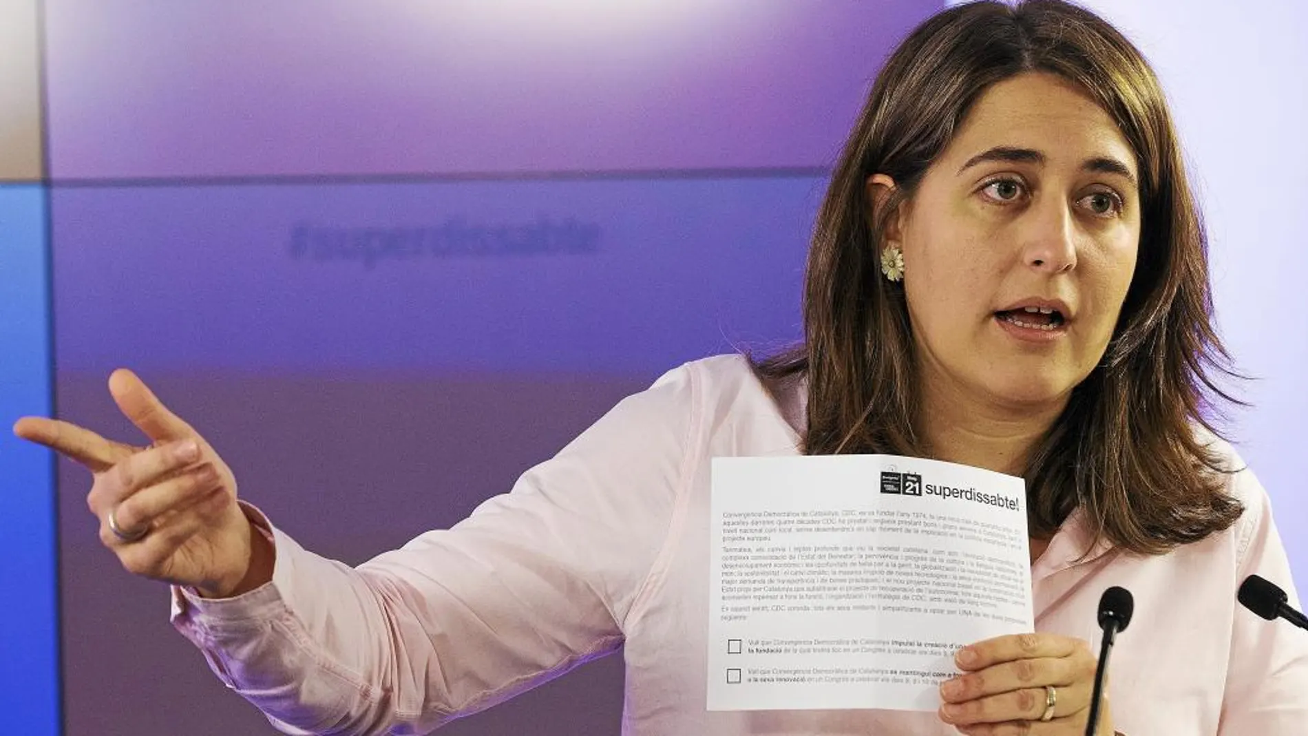 Marta Pascal, llamada a ser coordinadora general del Partit Demòcrata Català, era portavoz de CDC