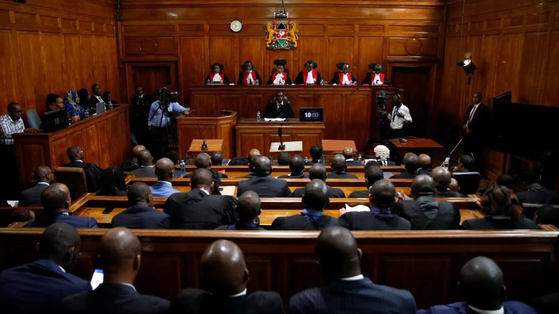 La Corte Suprema de Kenia validó hoy los resultados de las últimas elecciones en el país