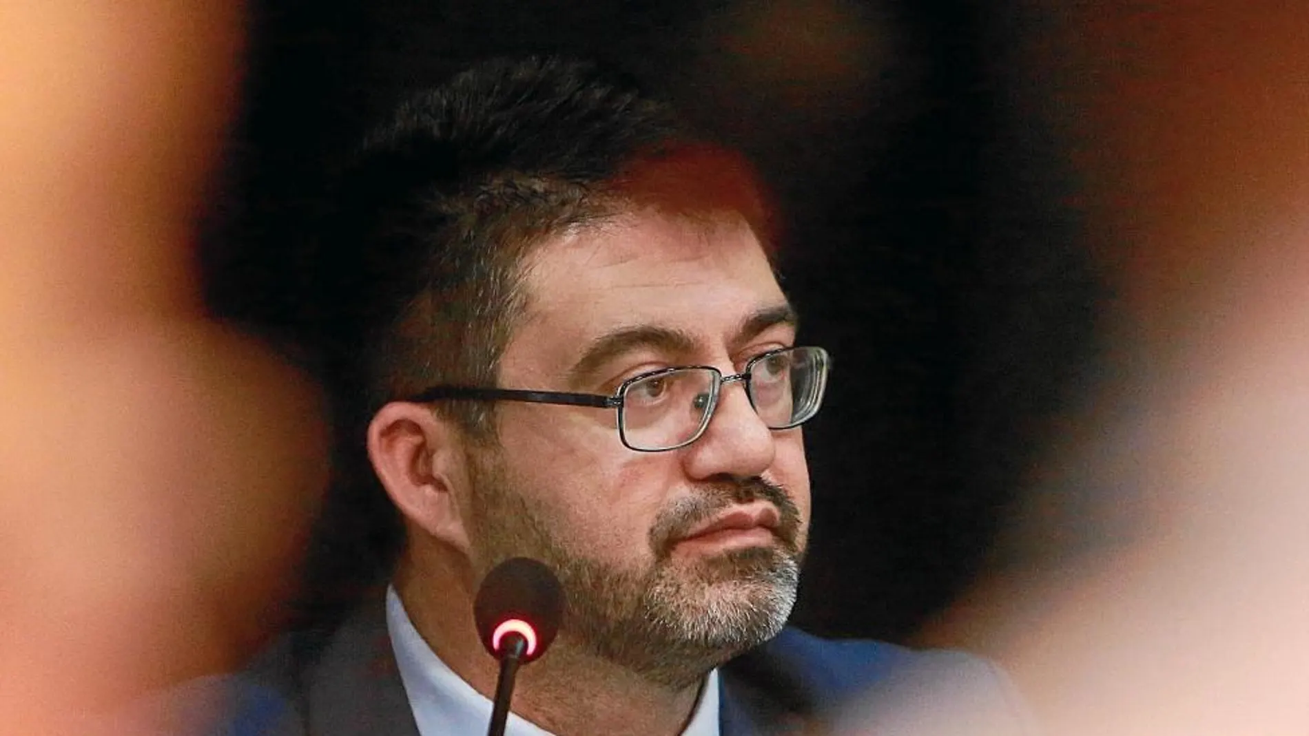 El concejal de Izquierda Unida Carlos Sánchez Mato