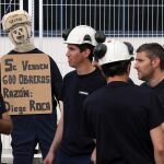 Última manifestación de los trabajadores de Vestas
